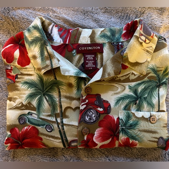 Hot Rod Hawaiian Shirt size L - Picture 4 of 8